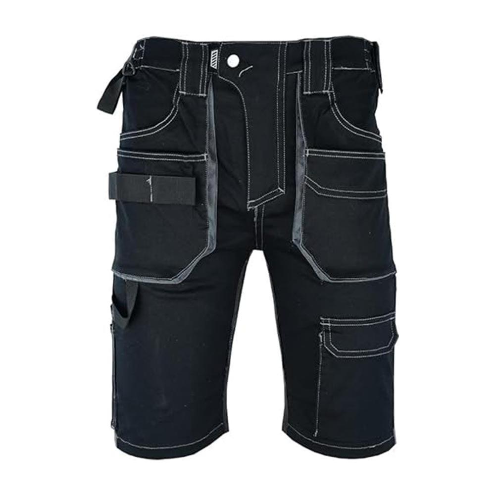 MS9 F1 Mens Cargo Slim Fit Stretch Work Shorts - MS9